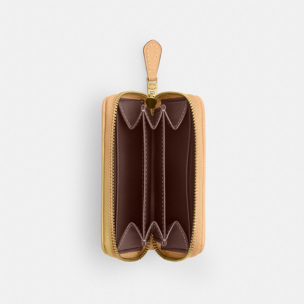 Coach Essential Small Zip Around Card Case In Signature Jacquard — фото 3