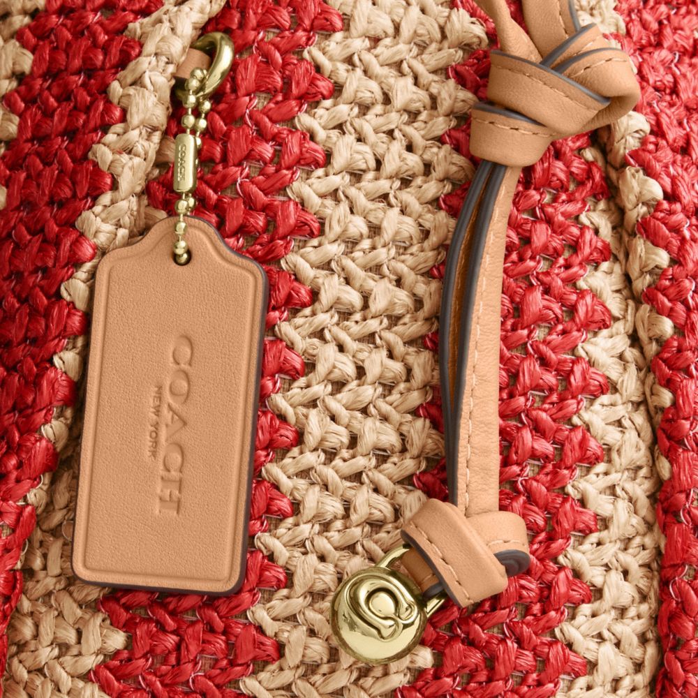 Faye Large Shoulder Bag With Stripes