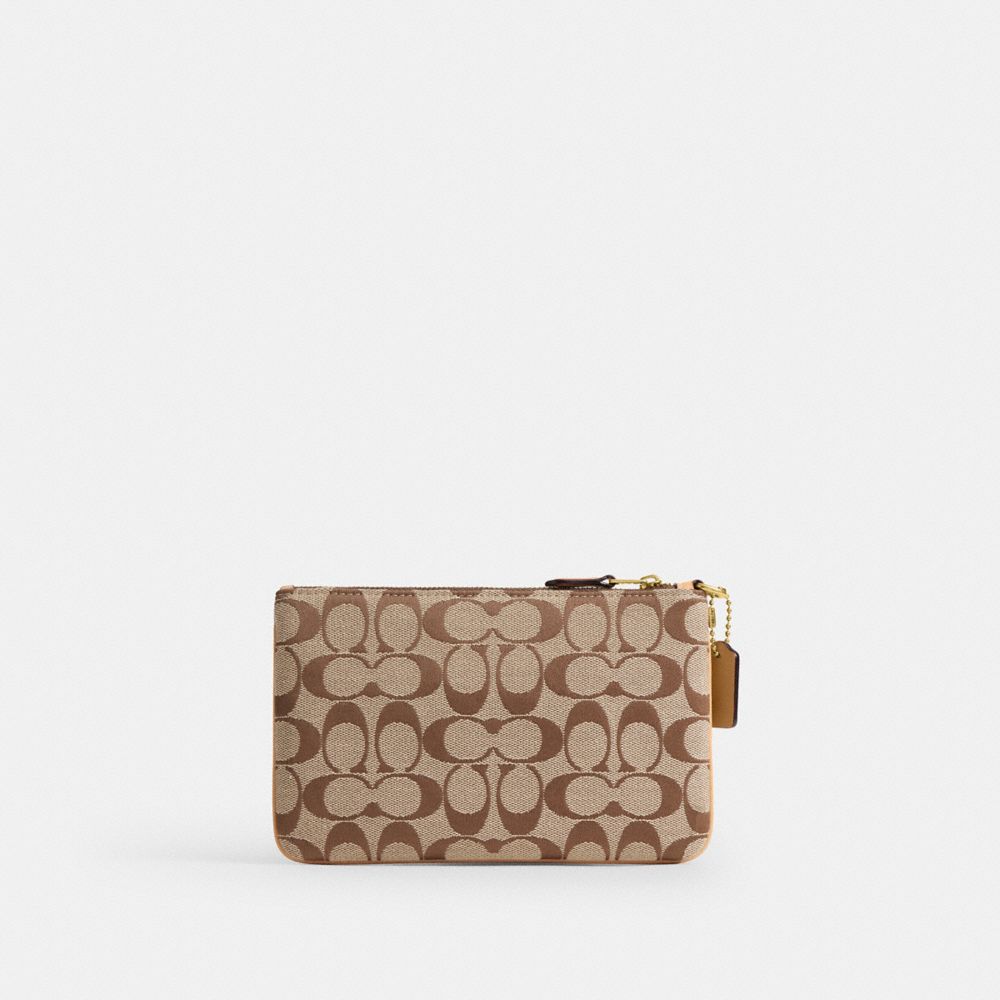 Женские сумки Coach Essential Small Wristlet In Signature Jacquard — фото 2