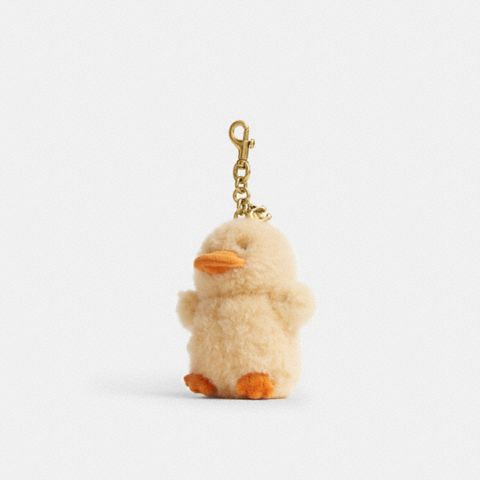Женские брелоки Coach Ducky Bag Charm In Shearling