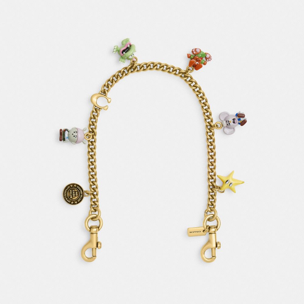 COACH®,Coach | Brain Dead Motif Chain Strap,,Front View