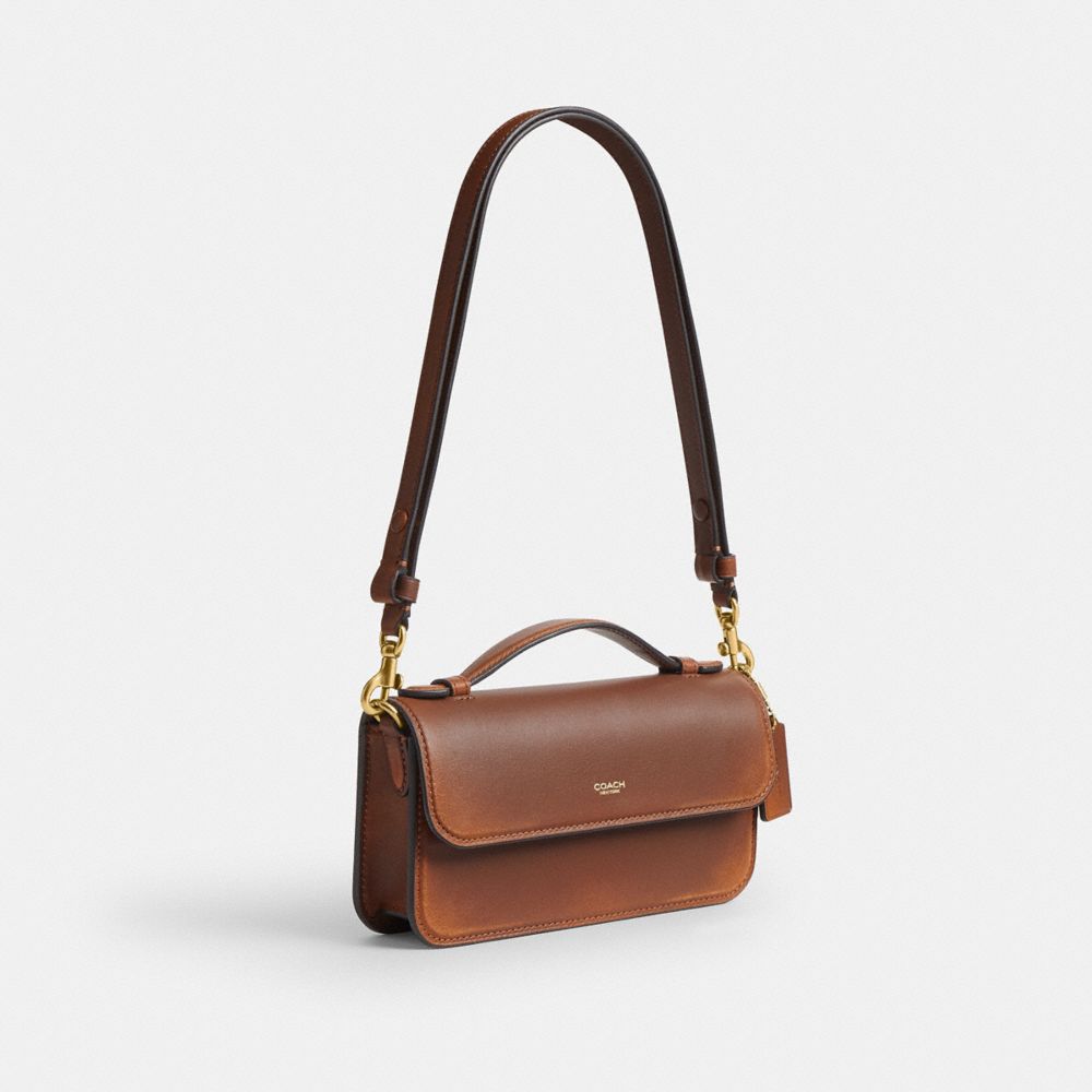 Женские сумки Coach New York Elora Top Handle Crossbody In Loved Leather — фото 2