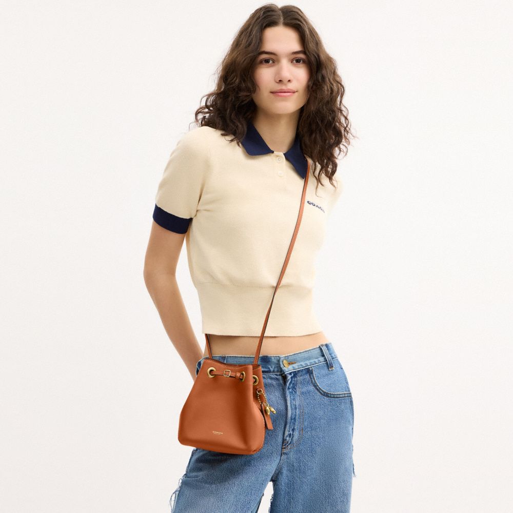 Женские сумки Coach Jade Drawstring Bag — фото 5