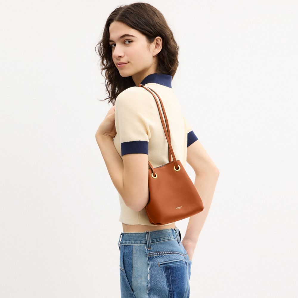 Женские сумки Coach Jade Drawstring Bag — фото 6