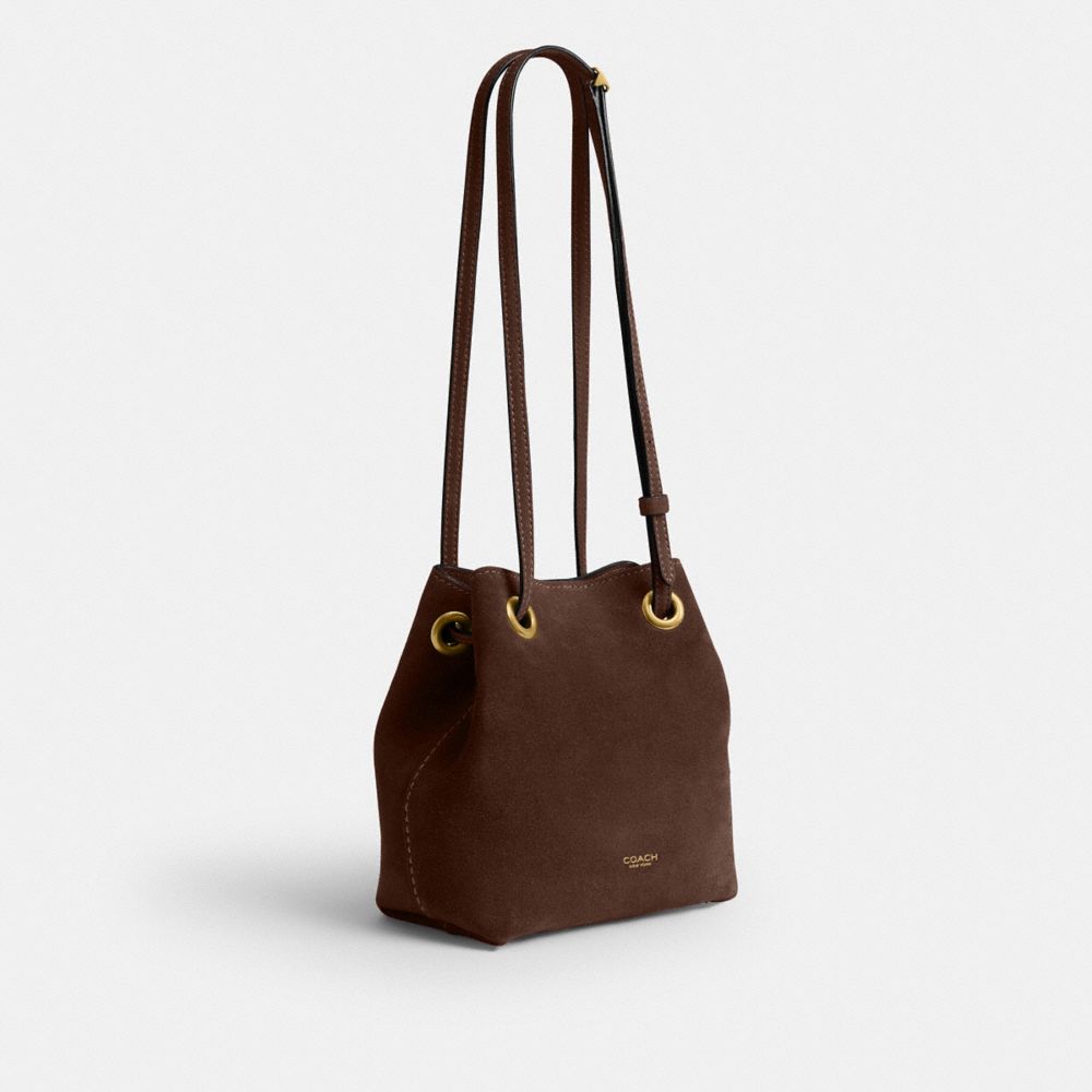 COACH ドローストリングバッグ オリーブグリーン ジェイド ドローストリング バッグ | COACH®