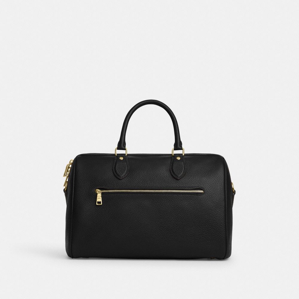 COACH®,Rowan Large Satchel Bag,,Back View