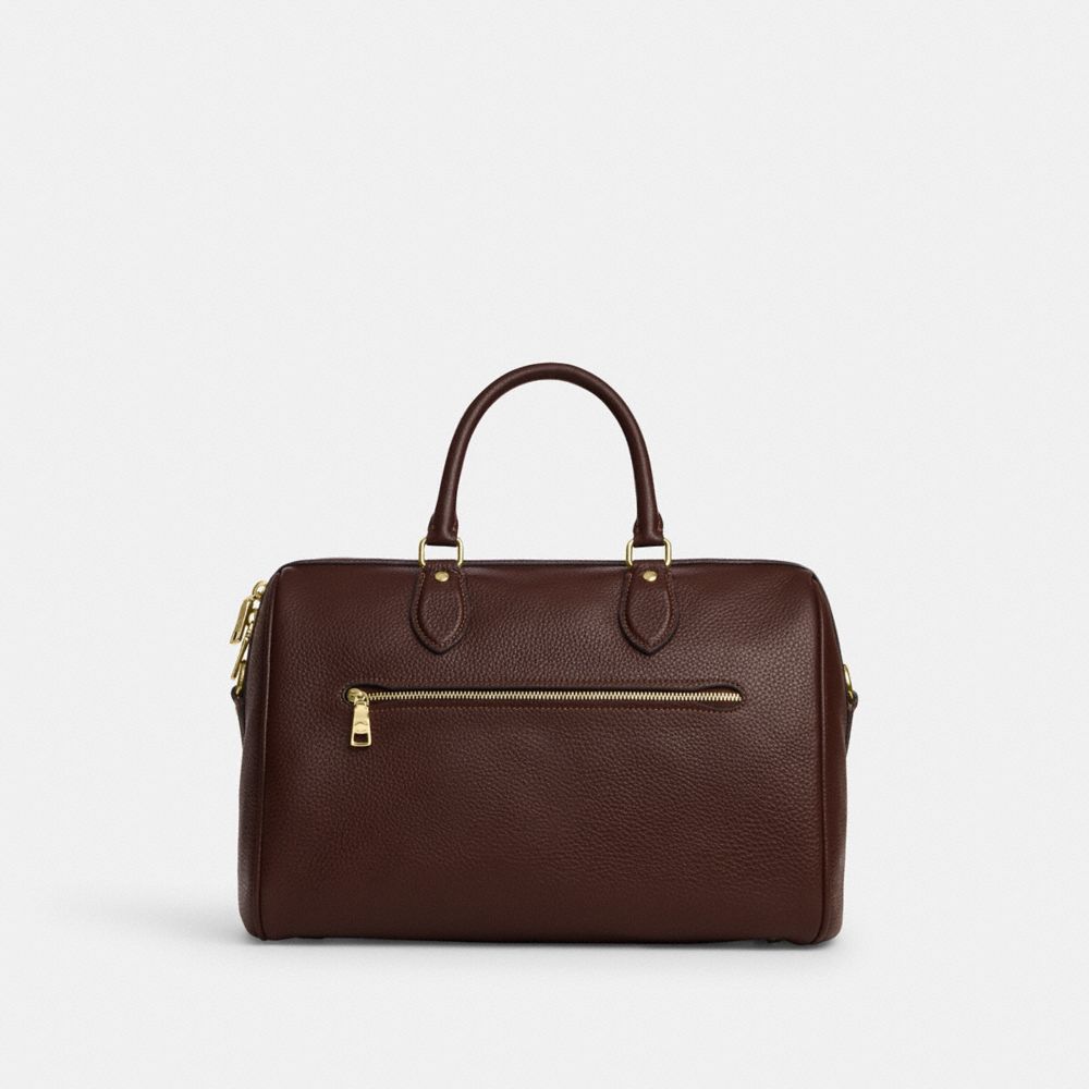COACH®,Rowan Large Satchel Bag,,Back View