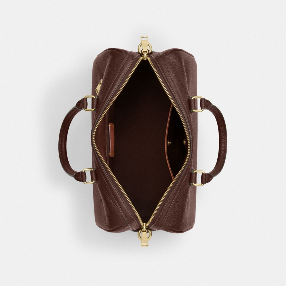 COACH®,Rowan Large Satchel Bag,,Inside View,Top View