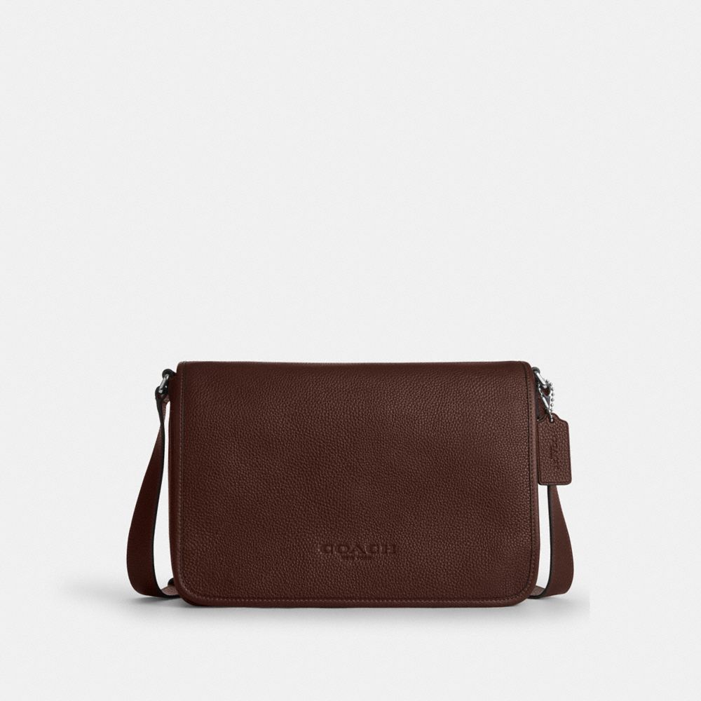 COACH®,SAC MESSENGER COLBY 32,Argent/Érable,Front View