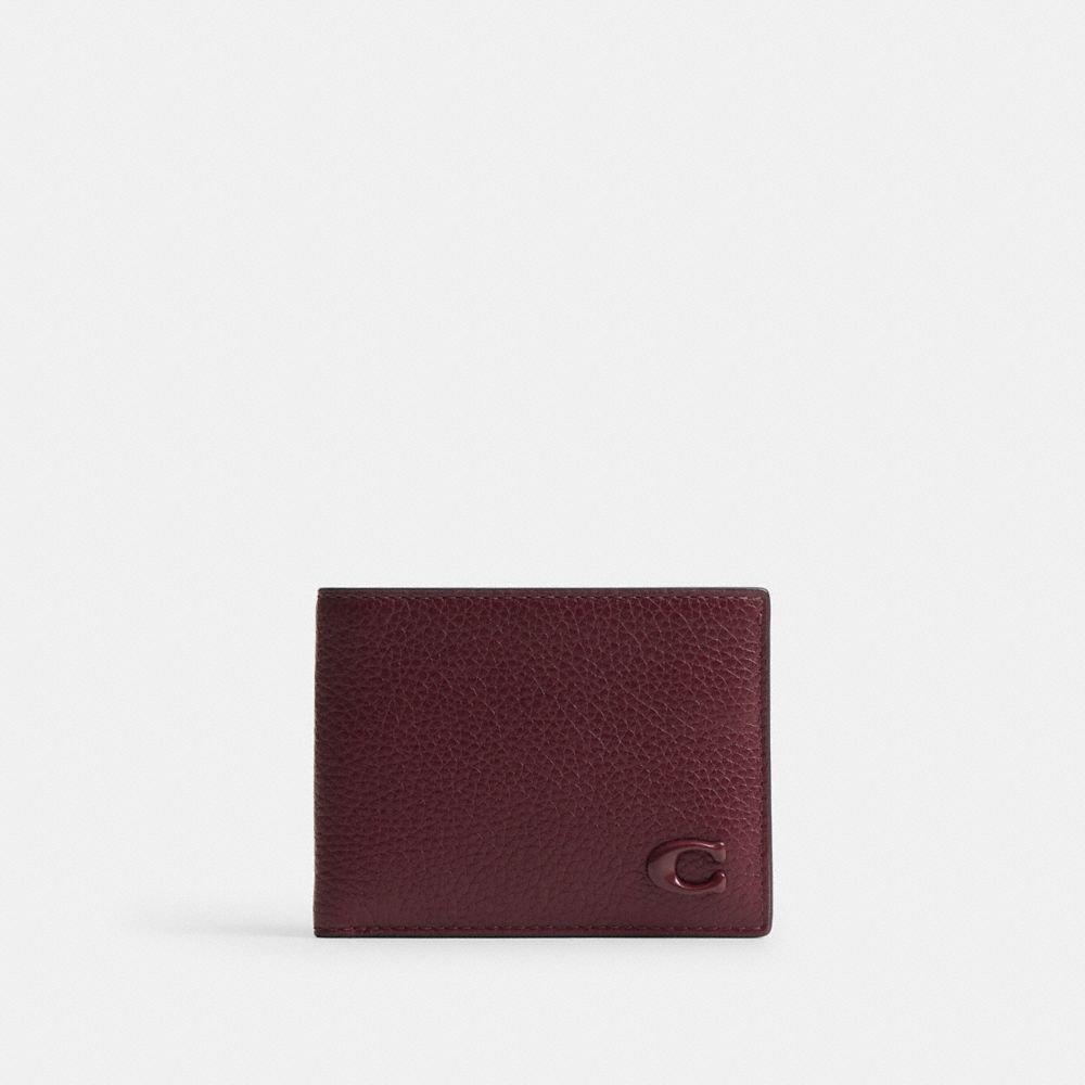 COACH®,Slim Billfold Wallet,,Front View