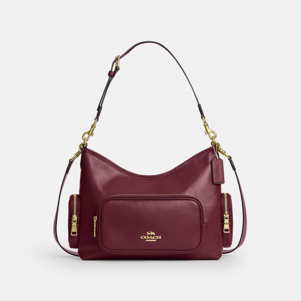 COACH®,Laurel Shoulder Bag With Pockets,,Front View