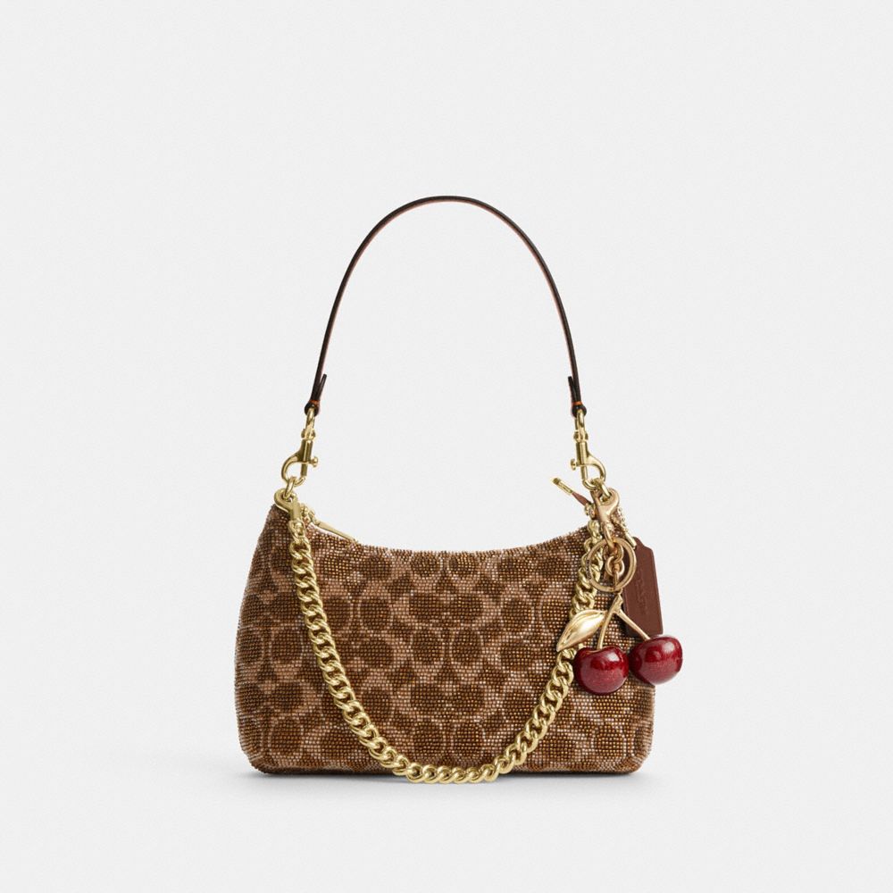 Teri Shoulder Bag In Signature Beaded Satin | Bags | Coach