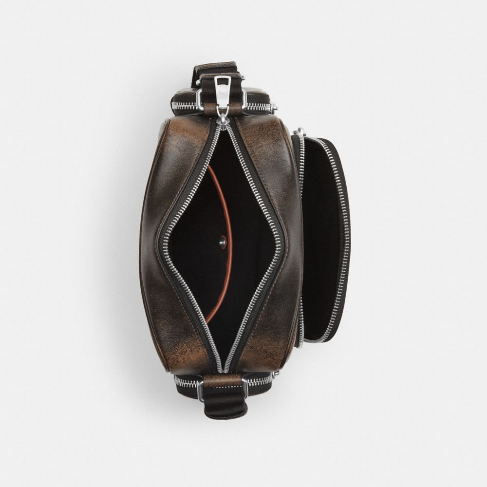 Fletcher Crossbody Bag In Loved Leather