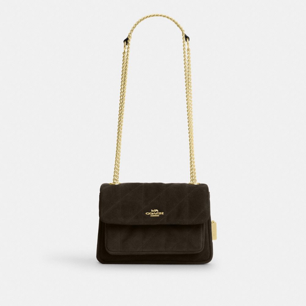 COACH&reg;,ELODIE CROSSBODY BAG 18 WITH QUILTING,,Front View