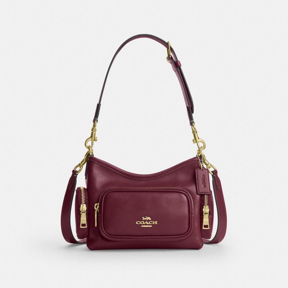 COACH®,Laurel Shoulder Bag 22 With Pockets,,Front View