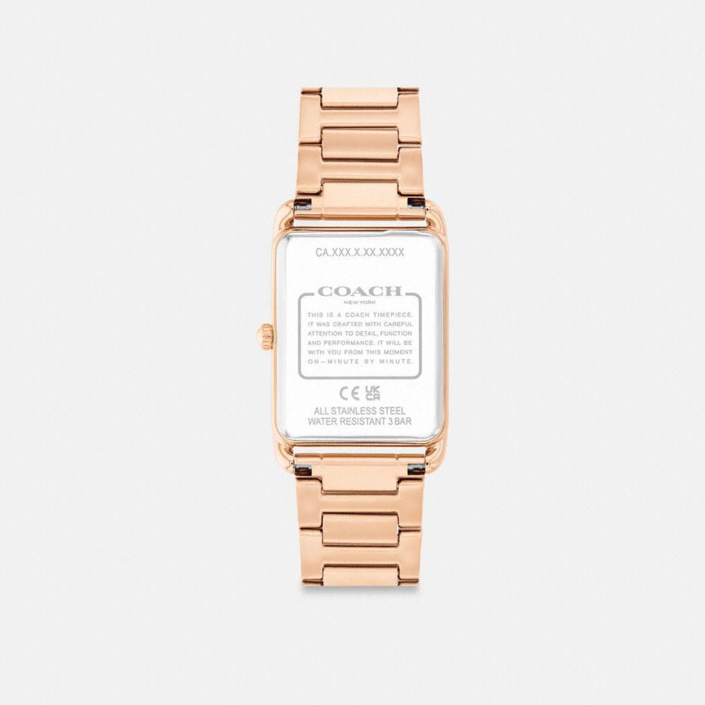 COACH®,Elliot Watch, 32 Mm X 26 Mm,,Back View