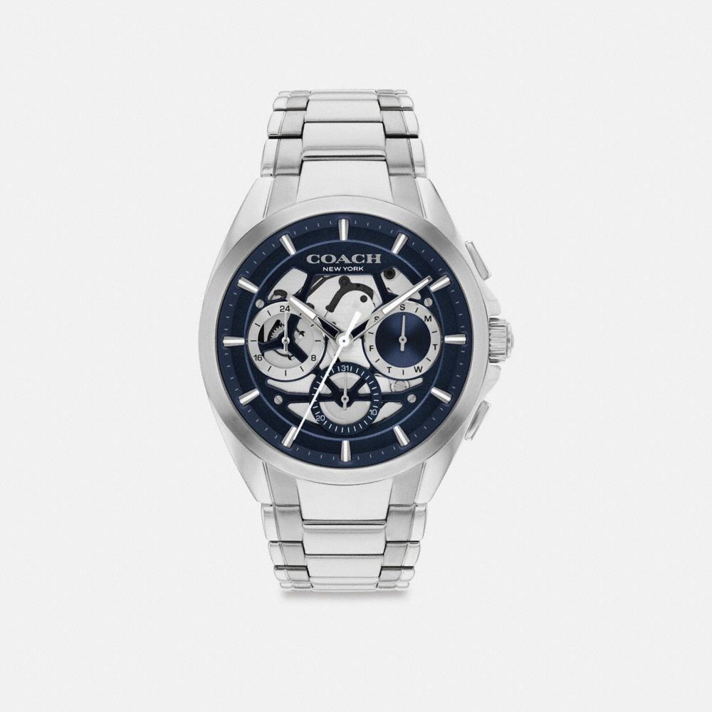 COACH®,Jackson Chronograph Watch, 42 Mm,,Front View