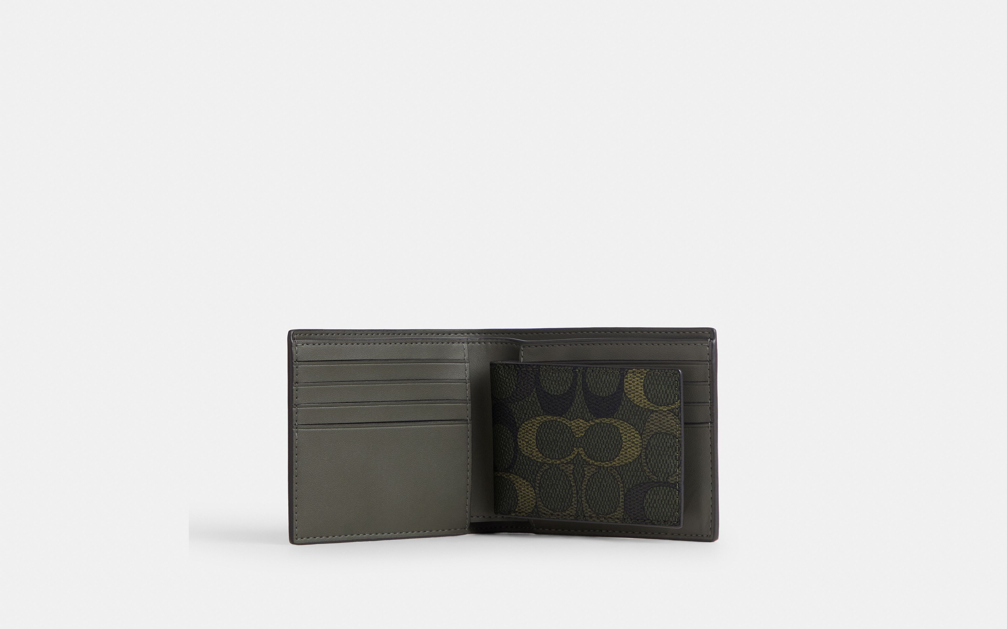 3-In-1 Wallet In Signature Camo Print