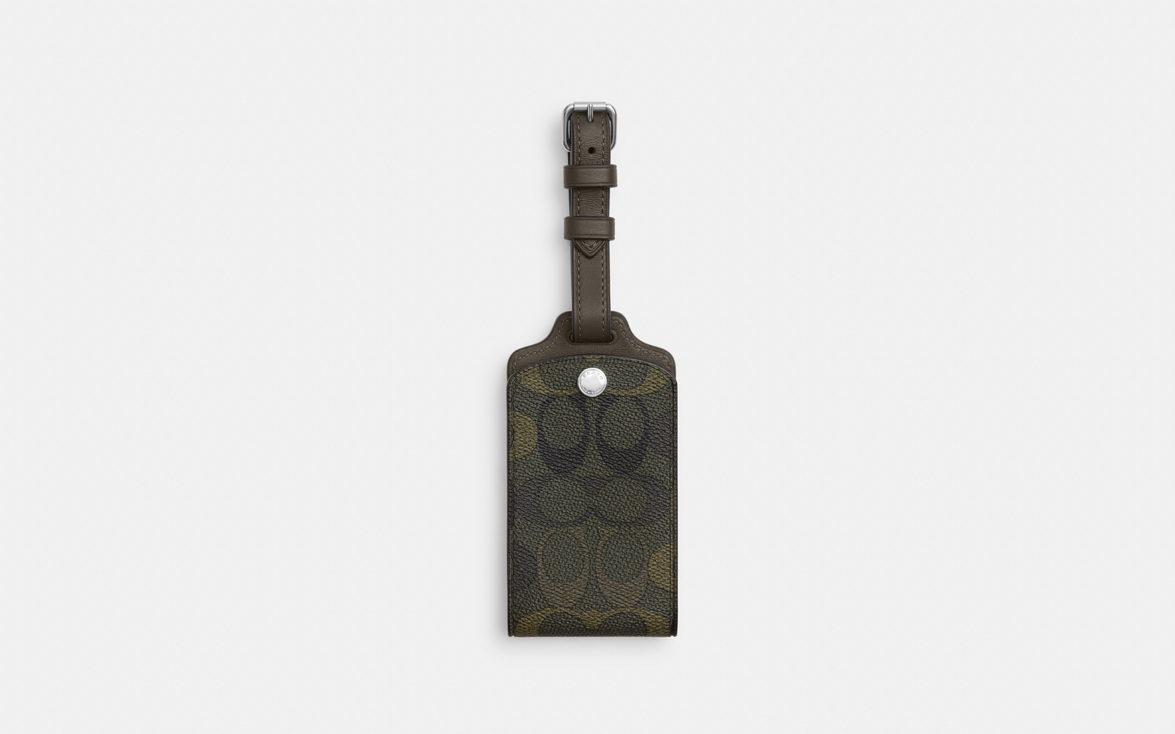 Luggage Tag In Signature Camo Print