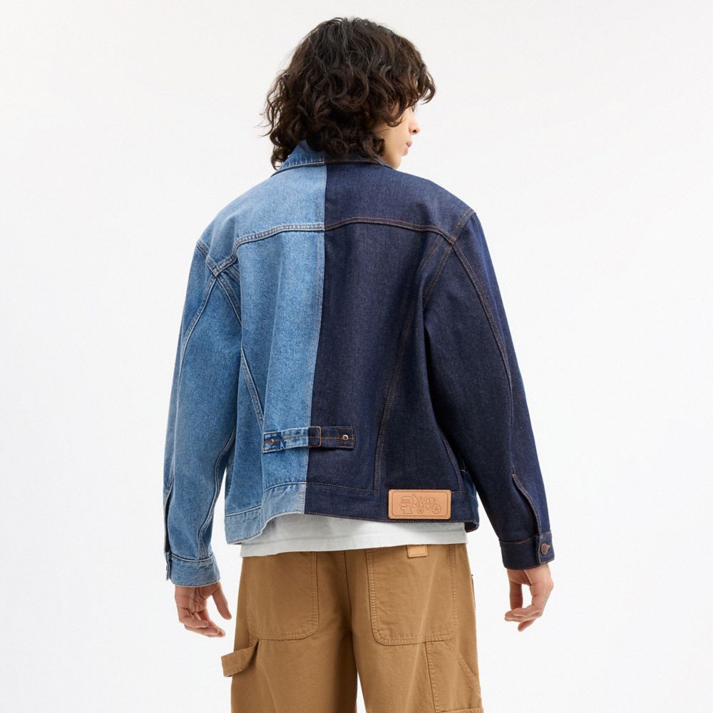 Мужские куртки Coach | Brain Dead Split Denim Jacket In Recycled Cotton — фото 3
