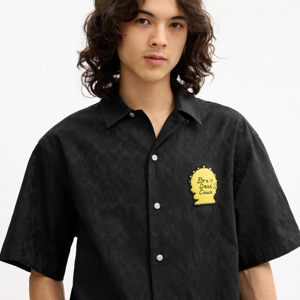 Coach | Brain Dead Signature Camp Shirt — фото 4