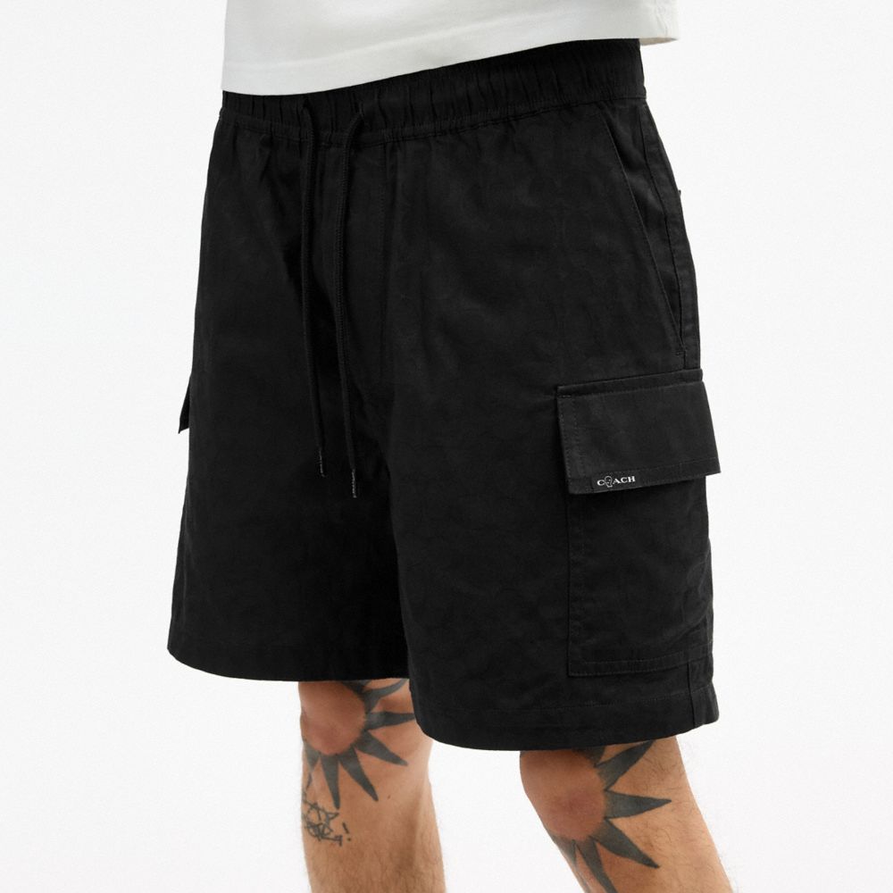 Мужские шорты Coach Brain Dead Signature Camp Shorts — фото 4