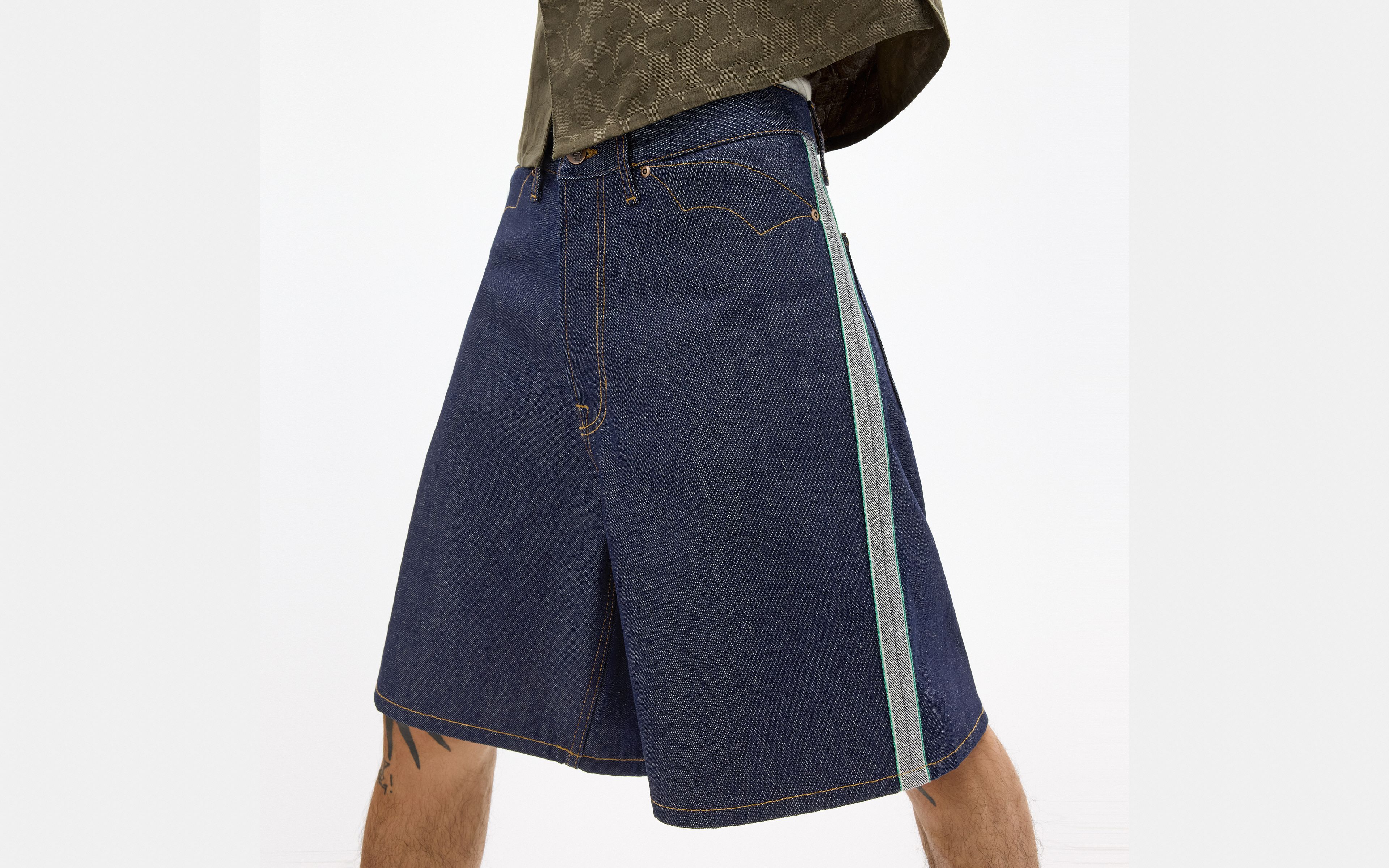 Coach | Brain Dead Denim Shorts Recycled Cotton