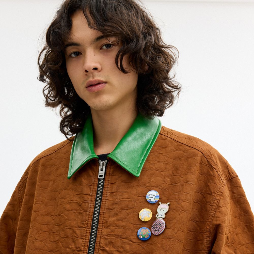 Мужские куртки Coach | Brain Dead Zip Front Blouson — фото 5