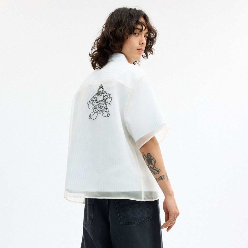 Coach | Brain Dead Striped Camp Shirt — фото 3