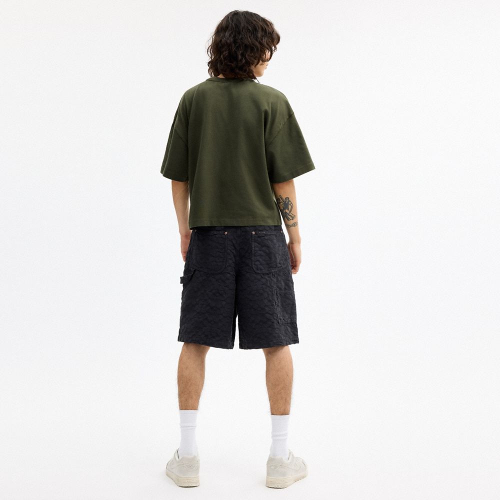 Мужские футболки Coach Brain Dead Football Cropped T-Shirt — фото 3