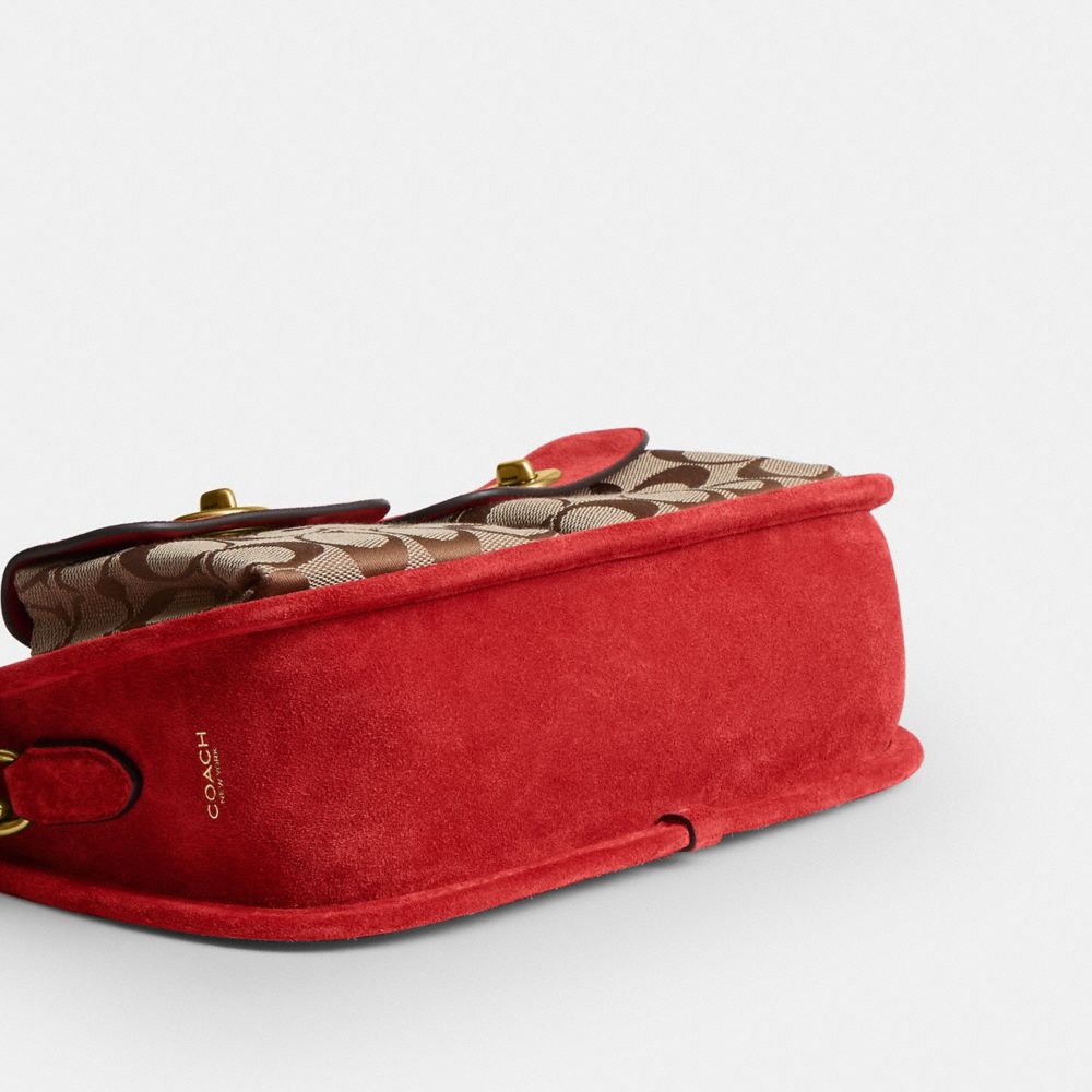 Twin Turnlock Waverly Bag In Signature Jacquard