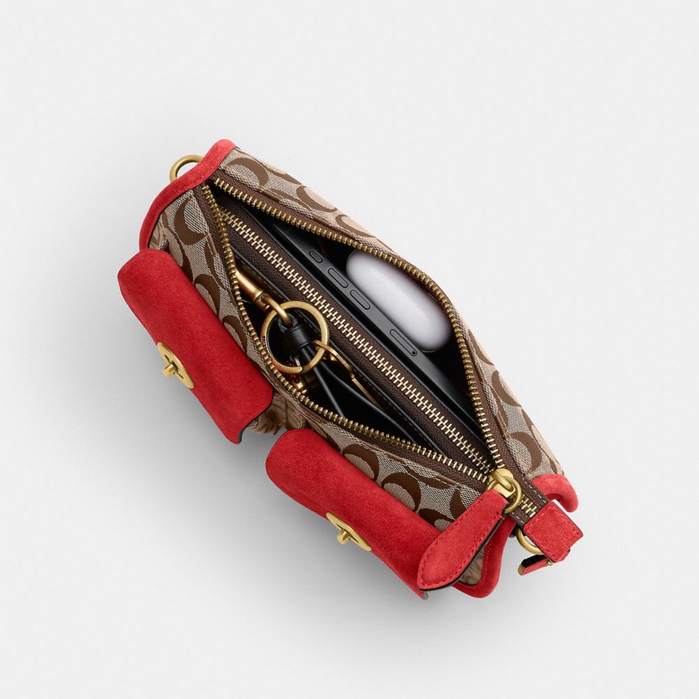 Twin Turnlock Waverly Bag In Signature Jacquard