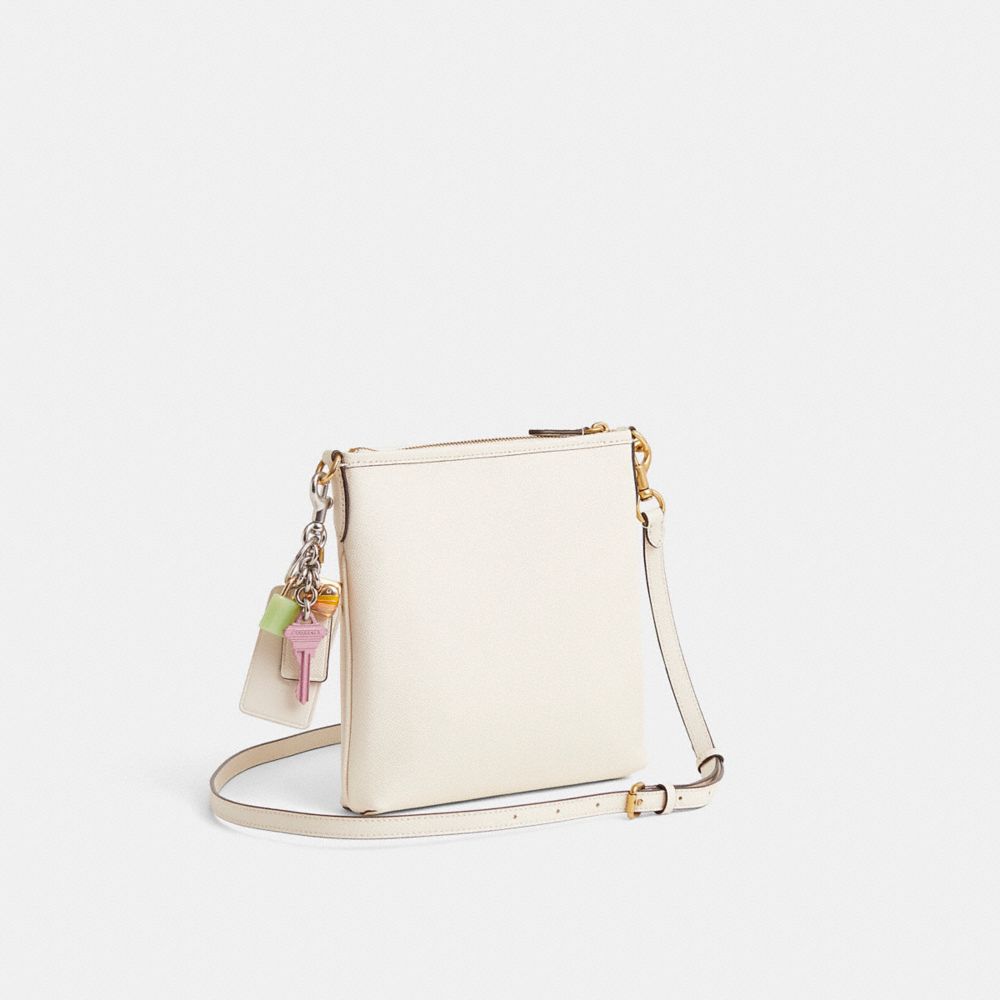 COACH®,Upcrafted Kitt Messenger Crossbody Bag,,Angle View