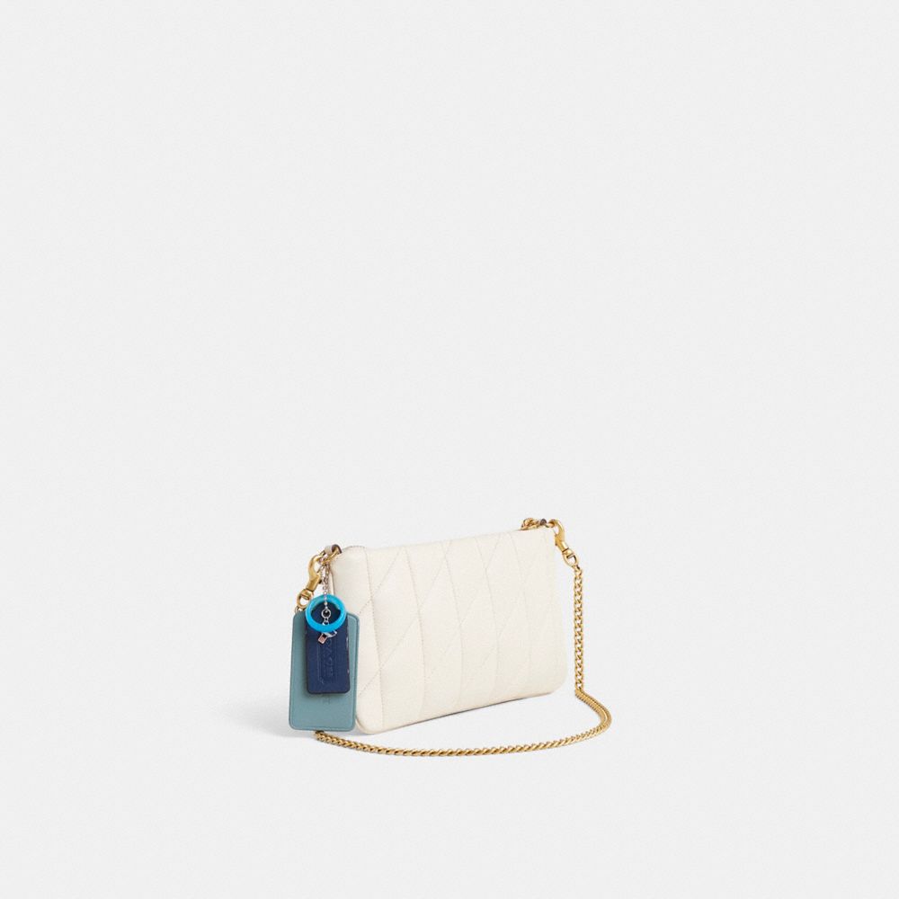 COACH®,Upcrafted Pouch Bag With Pillow Quilting,,Angle View