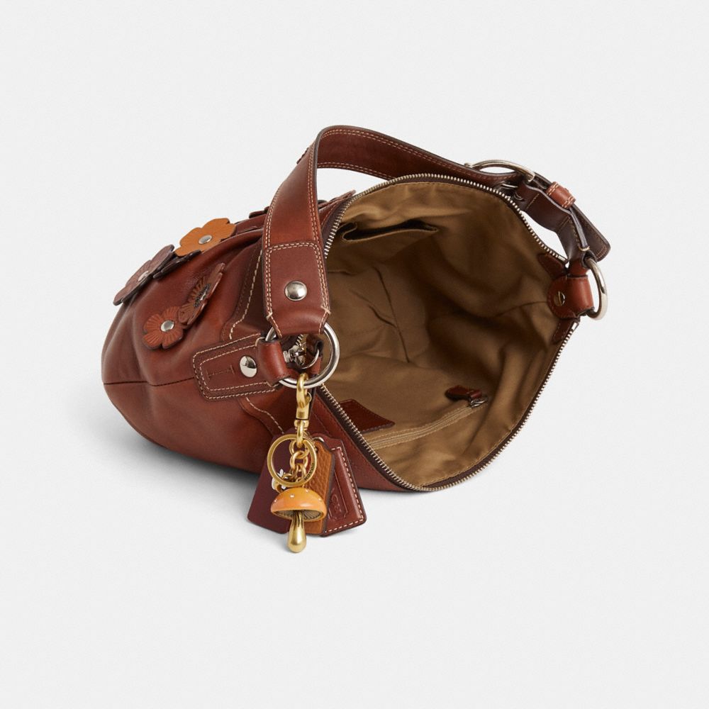 COACH®,Upcrafted Soho Pleated Hobo,,Inside View,Top View