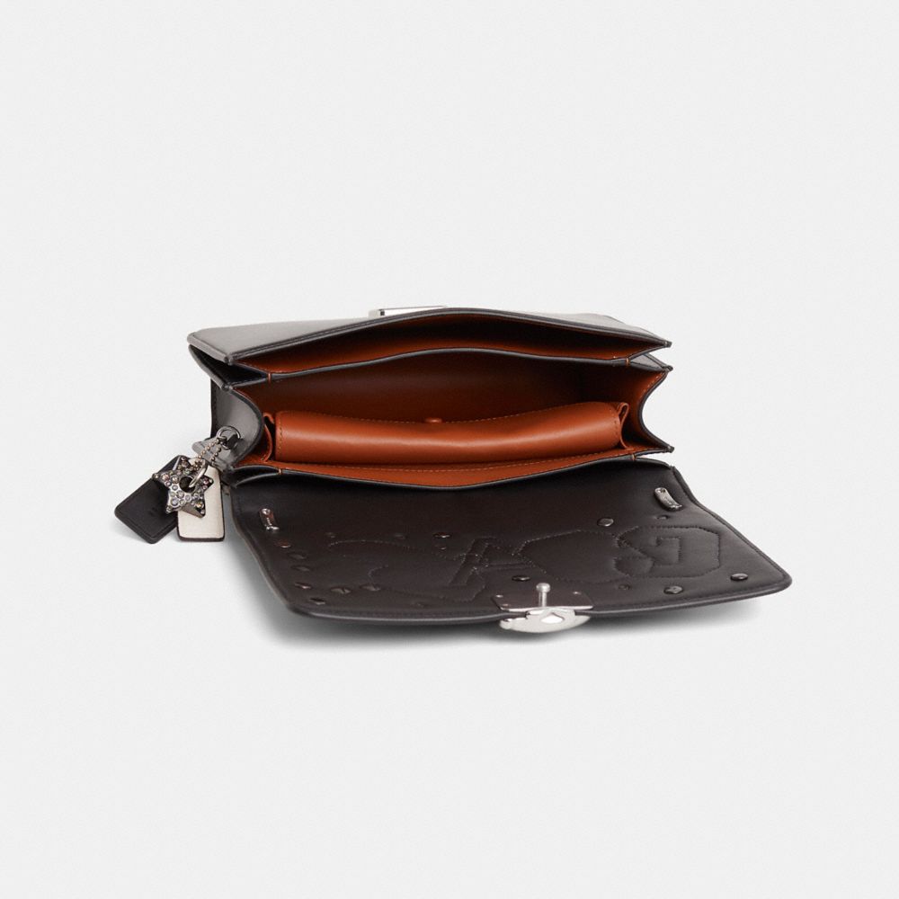 COACH®,Upcrafted Bandit Shoulder Bag,,Inside View,Top View
