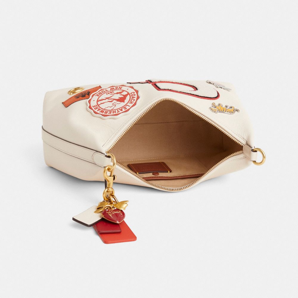 COACH®,Upcrafted Juliet Shoulder Bag,,Inside View,Top View