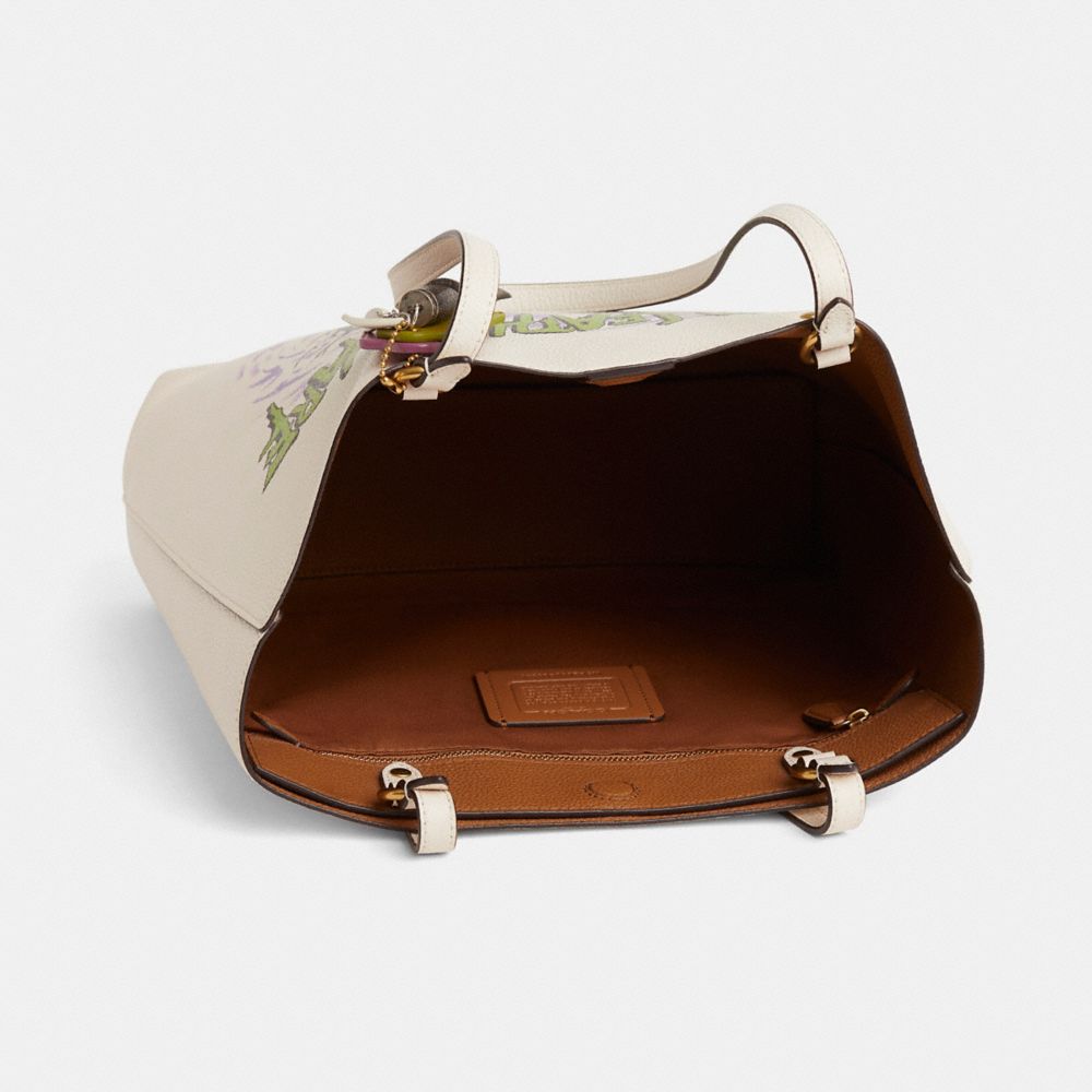 COACH®,Upcrafted Plaza Tote,,Inside View,Top View