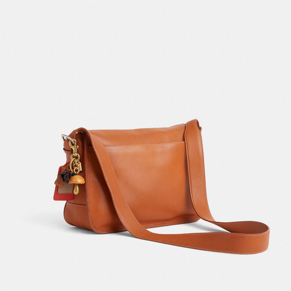 COACH®,Upcrafted Vintage Hamptons Saddle Bag,,Angle View