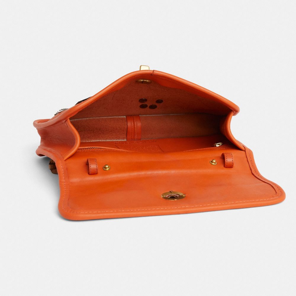 COACH®,Upcrafted Vintage Geometric Clutch,,Inside View,Top View