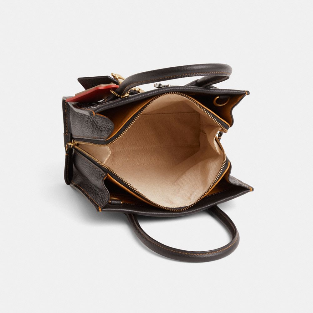 COACH®,Upcrafted Cashin Carry Tote 22,,Inside View,Top View