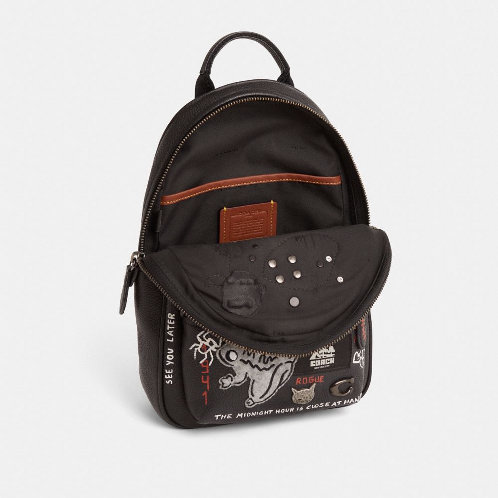 COACH®,Upcrafted Charter Pack,,Inside View,Top View