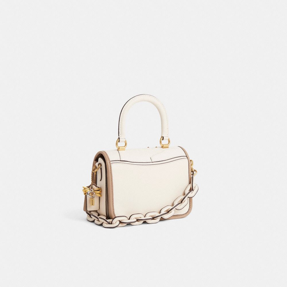 COACH®,Upcrafted Rogue Top Handle Bag,,Angle View