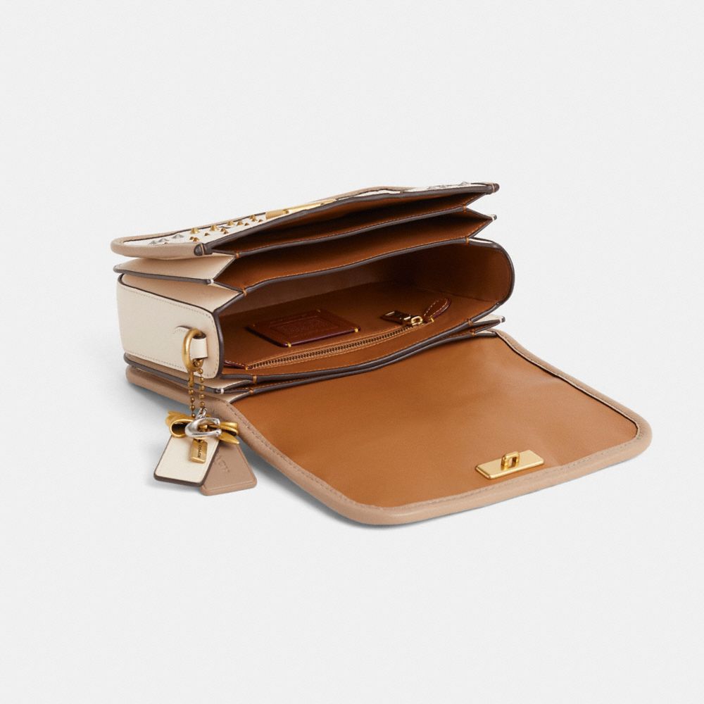 COACH®,Upcrafted Rogue Top Handle Bag,,Inside View,Top View