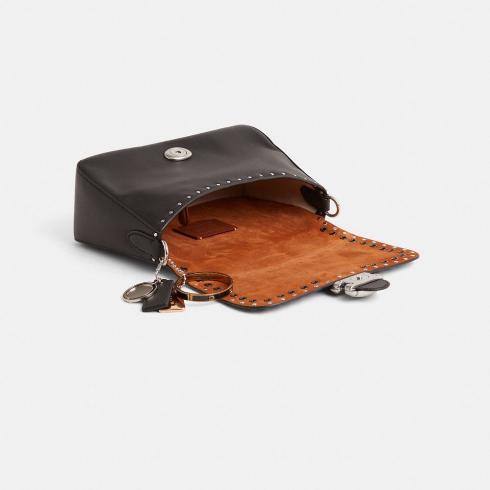 Upcrafted Soft Tabby Shoulder Bag With Rivets