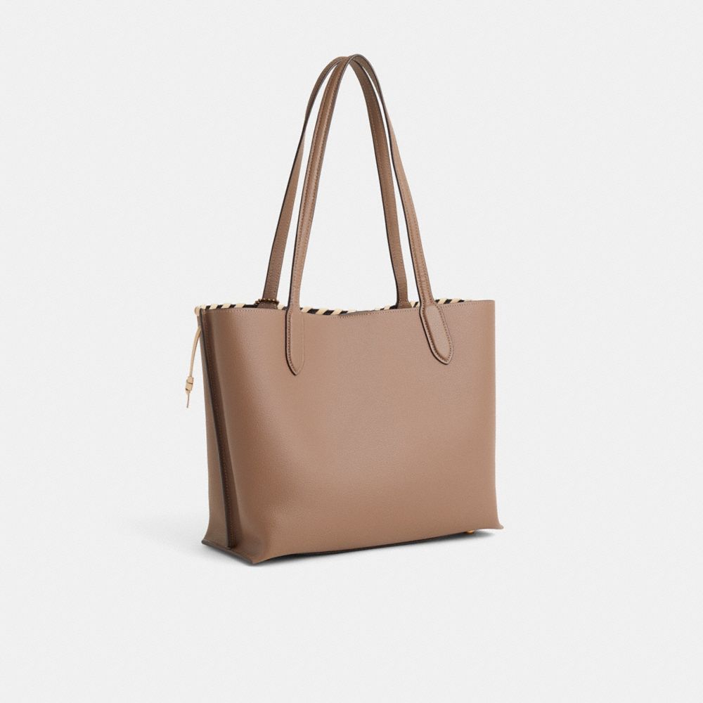 COACH®,Upcrafted Willow Tote Bag,,Angle View