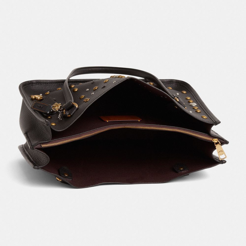 COACH®,Upcrafted Tyler Carryall,,Inside View,Top View