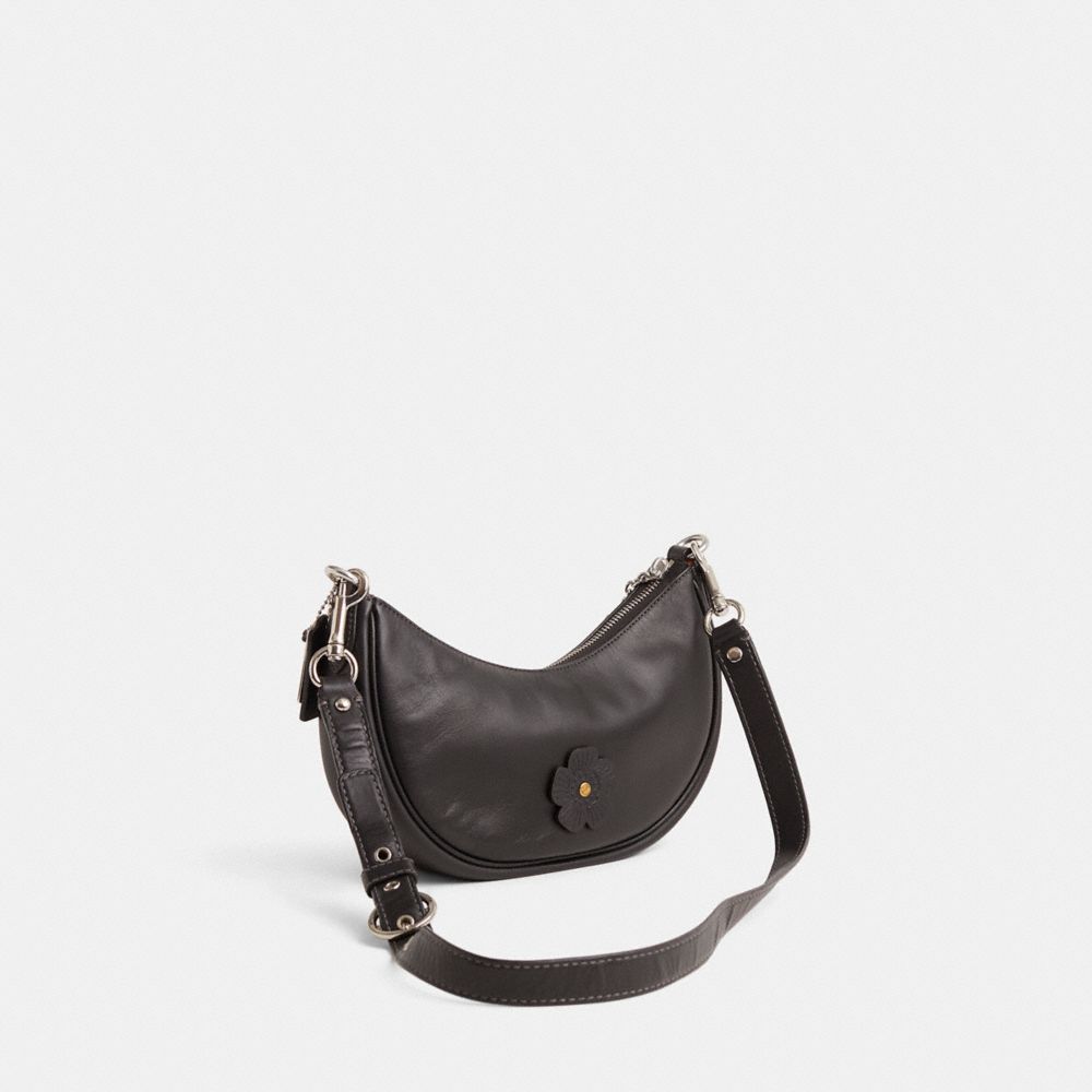 COACH®,Upcrafted Mira Shoulder Bag,Black,Angle View