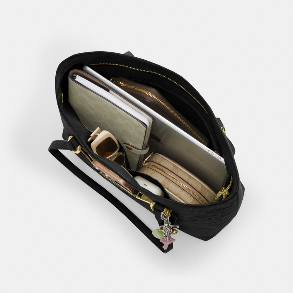 Station Tote Bag In Signature Leather