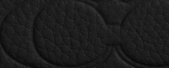 COACH®,Long Zip Around Wallet In Signature Leather,Leather,Wristlet,Clutch,Logo,Gold Metal,Black,Front View